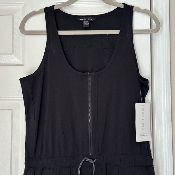 Brand New Athleta Expedition Dress Black Size 6 Shorts Athletic Knee Sleeveless - Picture 2 of 9